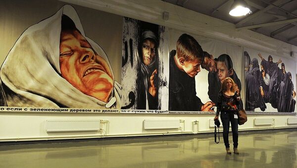 Открытие выставки Icons в Петербурге