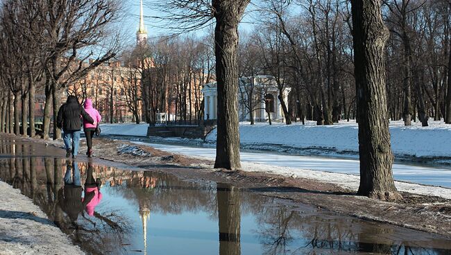 Весна в Петербурге