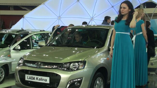 Новую модель LADA Kalina представили под барабанный бой