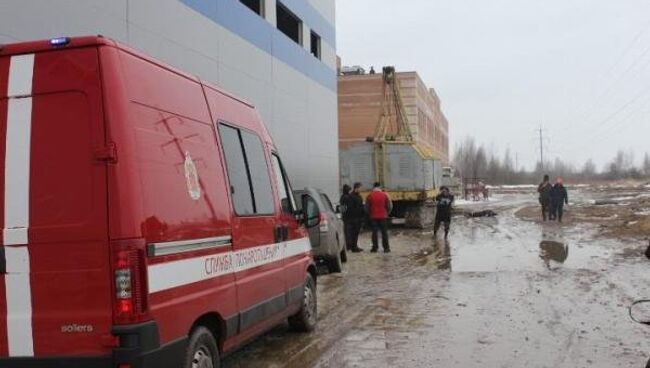 ЧП на стройплощадке в Колпинском районе Санкт-Петербурга