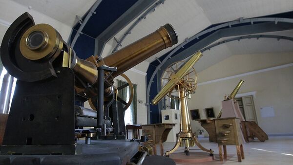 Астрономическое оборудование в Западном меридианном зале Пулковской обсерватории, сохраненное до наших дней