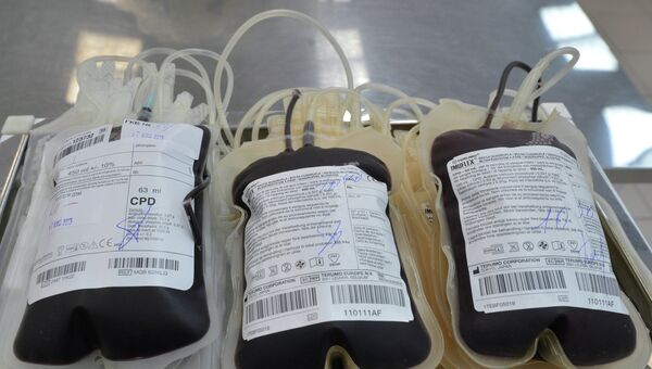 Работа Центра переливания крови. Архивное фото