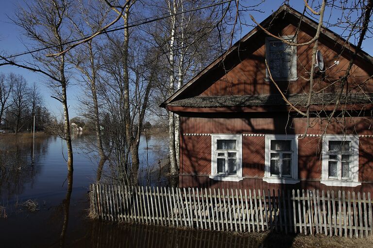 Паводок в Тосно Ленинградской области