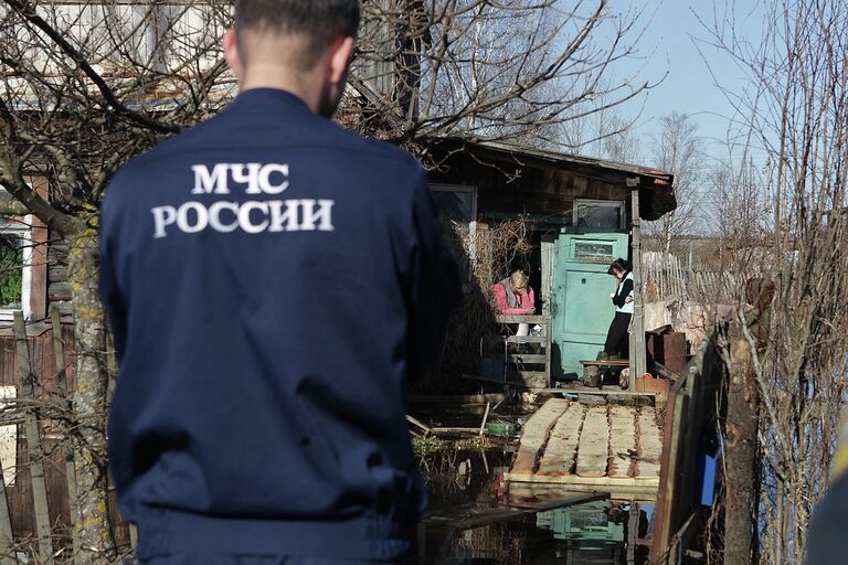 Паводок в Тосно Ленинградской области