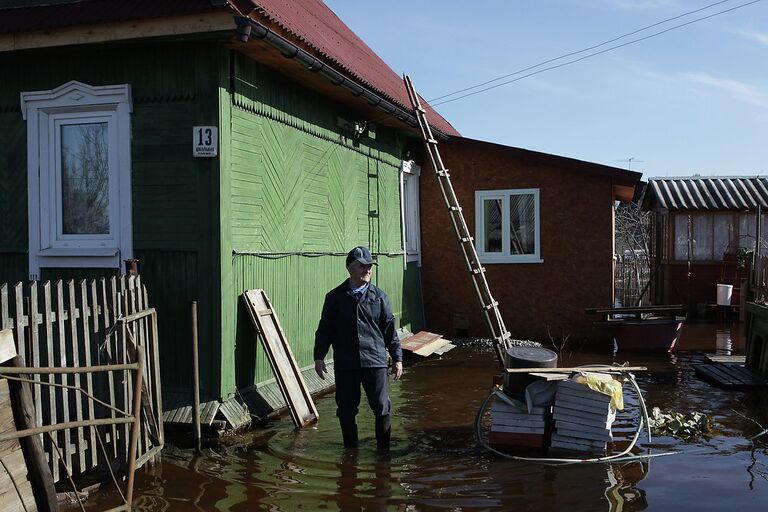 Паводок в Тосно Ленинградской области