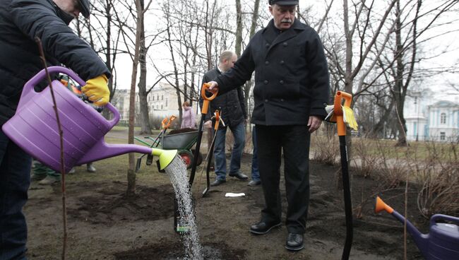 Г.Полтавченко принял участие в общегородском субботнике