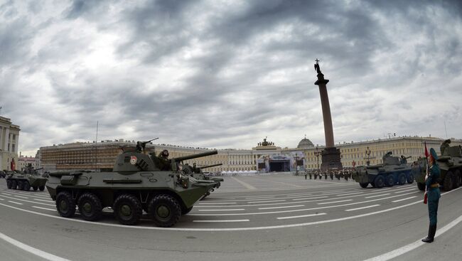 Военный парад в Санкт-Петербурге, посвященный Дню Победы