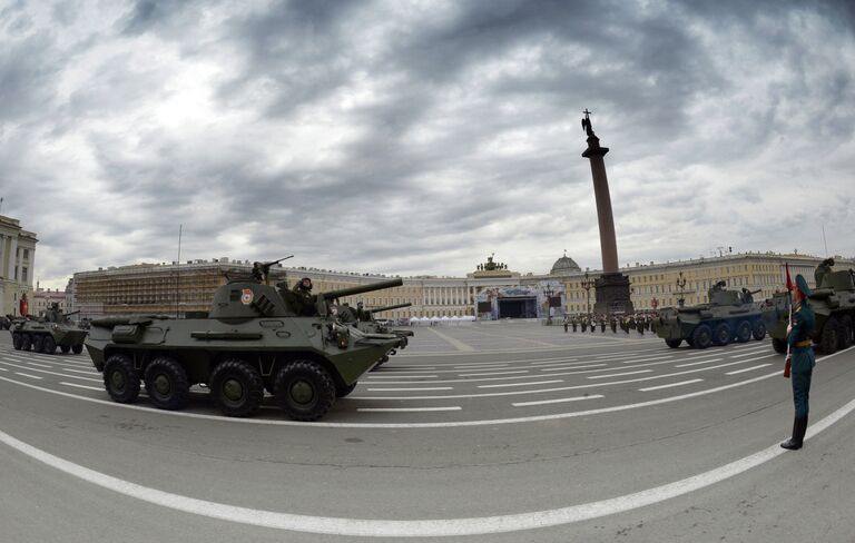 Военный парад в Санкт-Петербурге, посвященный Дню Победы