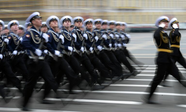 Военный парад в Санкт-Петербурге, посвященный Дню Победы