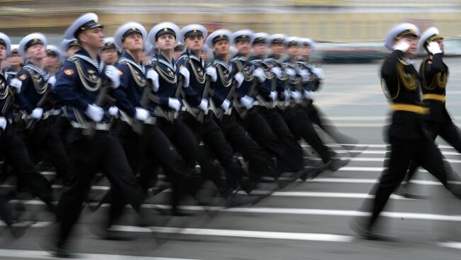 Военный парад в Санкт-Петербурге, посвященный Дню Победы