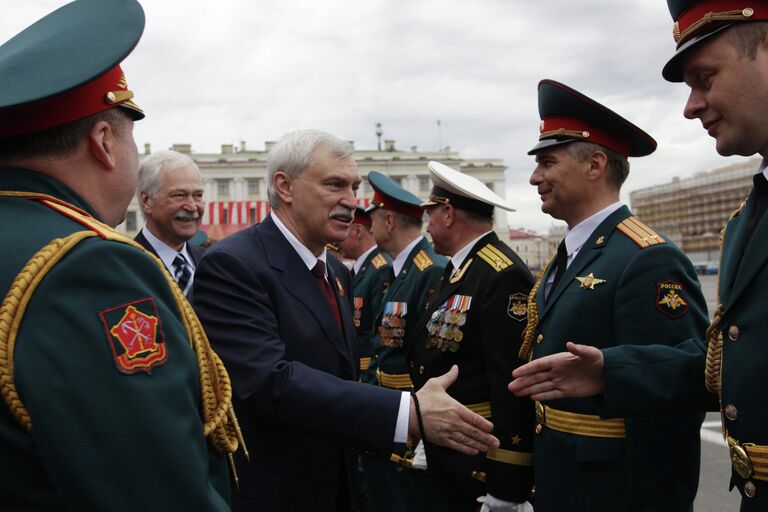 Военный парад в Санкт-Петербурге, посвященный Дню Победы