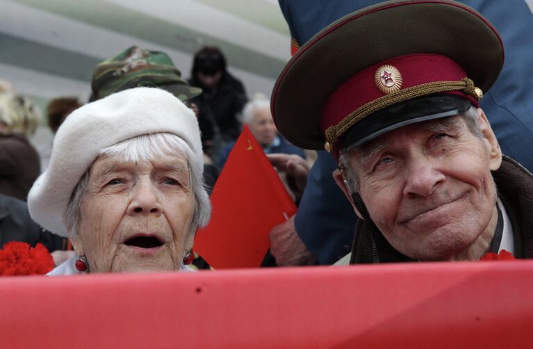 Военный парад в Санкт-Петербурге, посвященный Дню Победы