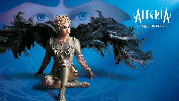 Афиша классического шоу Cirque du Soleil Alegría