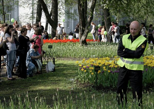 Открытие Фестиваля тюльпанов в Санкт-Петербурге