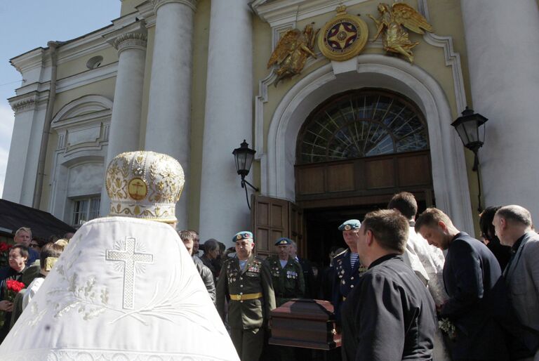 Прощание с режиссером Алексеем Балабановым в Санкт-Петербурге