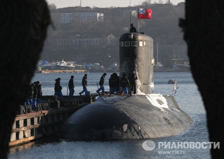 Встреча дизельной подводной лодки Усть-Камчатск