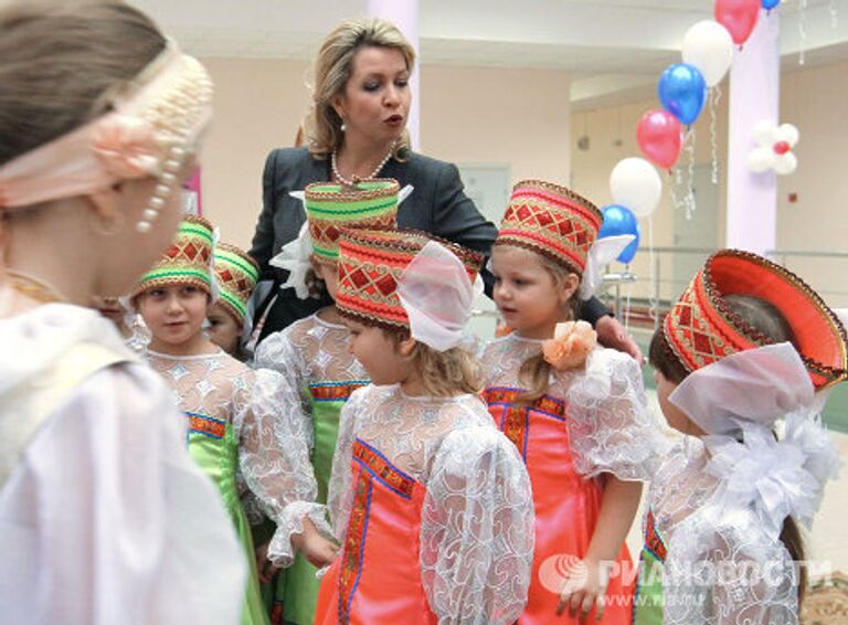 С. Медведева открыла дом детского творчества Радуга в Дмитрове