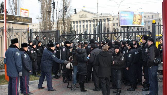 Апелляционный суд Киева, где проходит рассмотрение жалобы Тимошенко на приговор