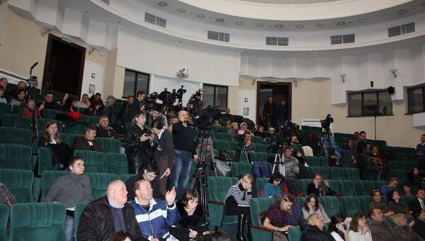 Апелляционный суд Киева, где проходит рассмотрение жалобы Тимошенко на приговор