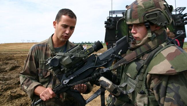 Французские военные, архивное фото