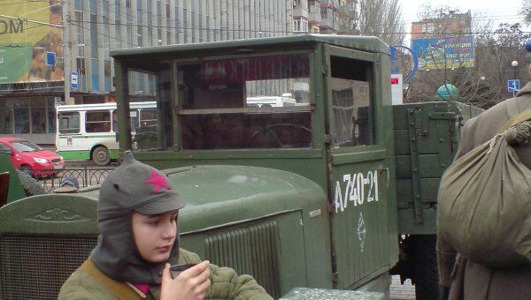 На улицах Ростова ожили бои за освобождение города от фашистов 