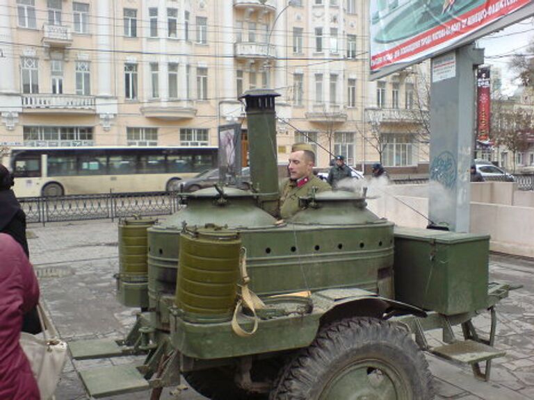 На улицах Ростова ожили бои за освобождение города от фашистов 