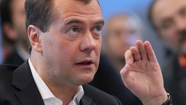 Президент РФ Д.Медведев и премьер-министр РФ В.Путин встретились с избирателями в Москве