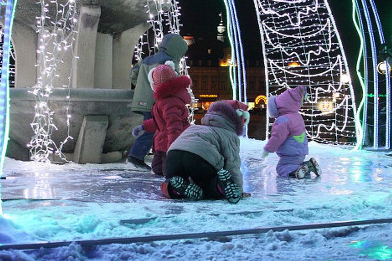 В центре Томска появилисьХрустальные фонтаны