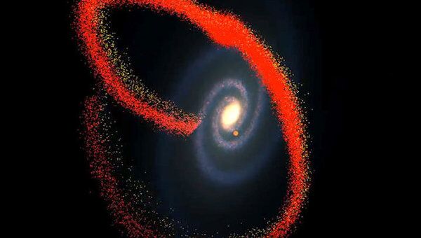 Ученые с помощью графики показали, как распадается карликовая галактика