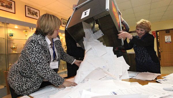 Подсчет голосов на избирательном участке