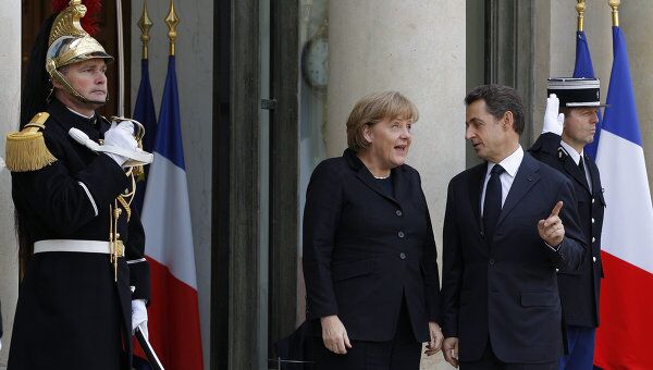 Встреча Ангелы Меркель и Николя Саркози