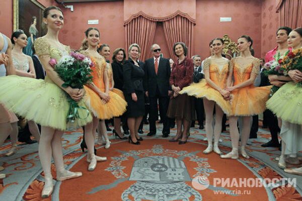 Супруга президента РФ С.Медведева посетила Королевский театр Реал