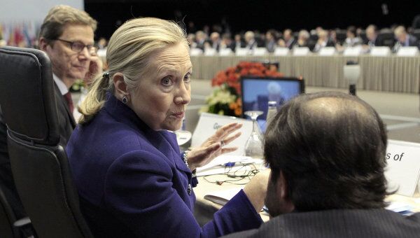 Хиллари Клинтон на Совете министров ОБСЕ в Вильнюсе