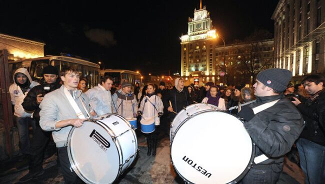 Ситуация на Триумфальной площади в Москве