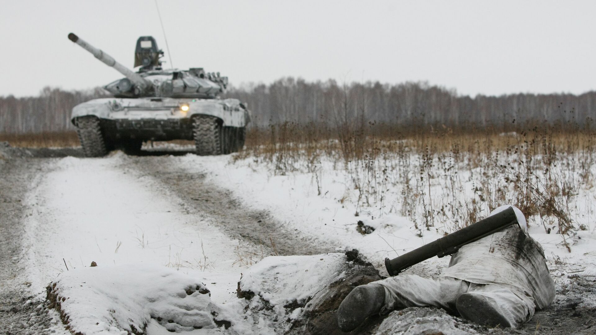 Подготовка военнослужащих в зимних условиях на 41-ом полигоне - РИА Новости, 1920, 24.01.2023