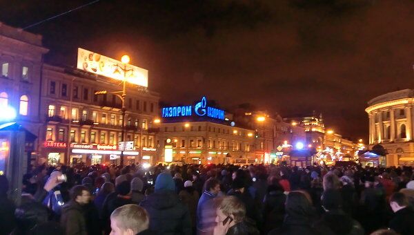 Акция в Петербурге закончилась массовыми задержаниями