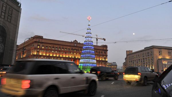 Новогодние елки в Москве