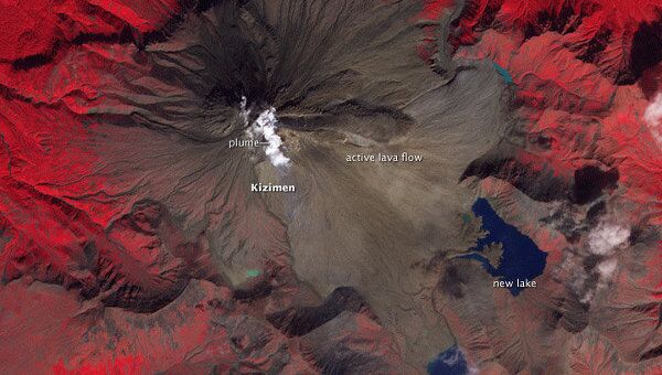 Извержение вулкана Кизимен