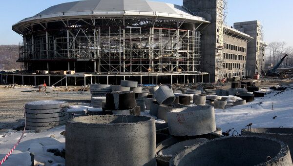 Строительство концертно-спортивного комплекса во Владивостоке. Архив