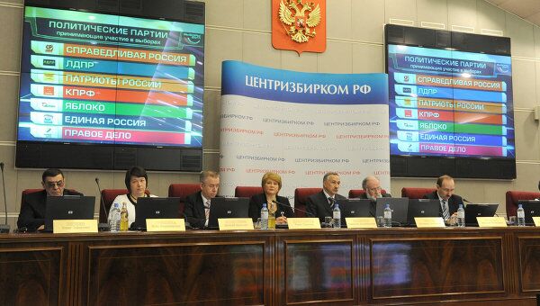 Заседание Центризбиркома по подведению итогов выборов