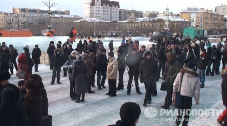 Акция российских граждан За справедливые выборы в Чите