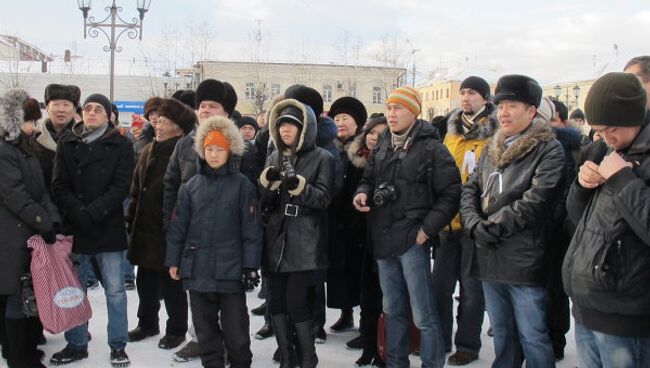 Акция российских граждан За справедливые выборы в Улан-Удэ