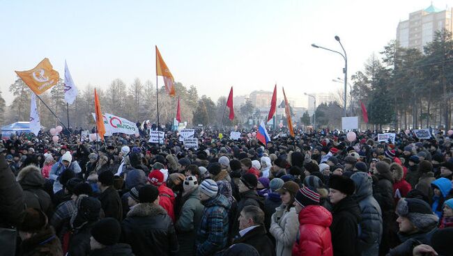 Акция российских граждан За справедливые выборы в Челябинске