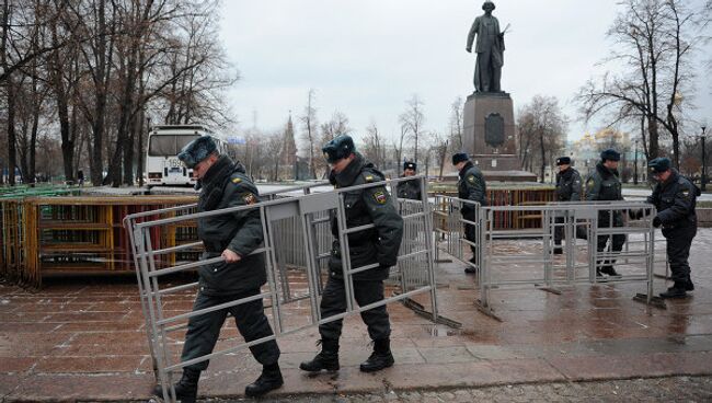 Усиление мер безопасности в Москве