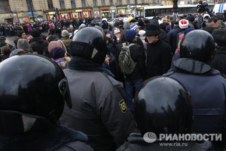 Митинг За честные выборы в Санкт-Петербурге