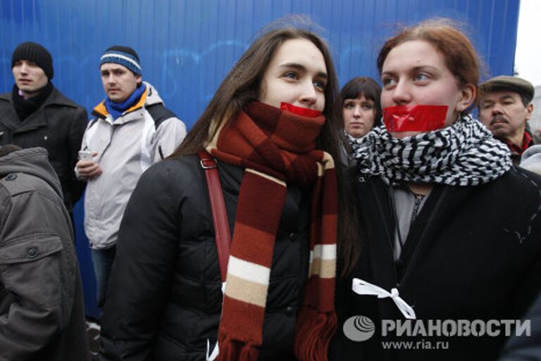 Митинг За честные выборы в Санкт-Петербурге