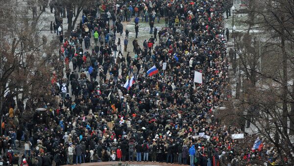 Митинг За честные выборы на Болотной площади. Архив