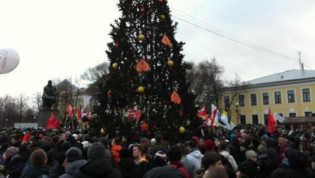 Митинг в Петербурге репортер