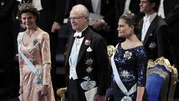 Церемония награждения Нобелевскими премиями 2011 в Стокгольме
