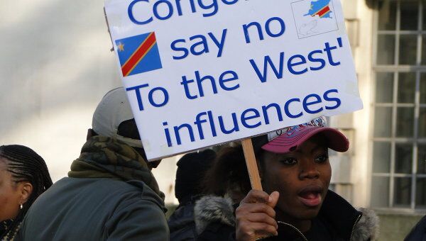В Лондоне протестуют против результатов выборов в Демократической республике Конго